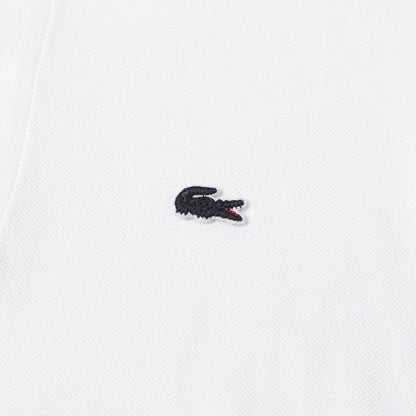 ×LACOSTE スウェット ドッキング 鹿の子ポロシャツ