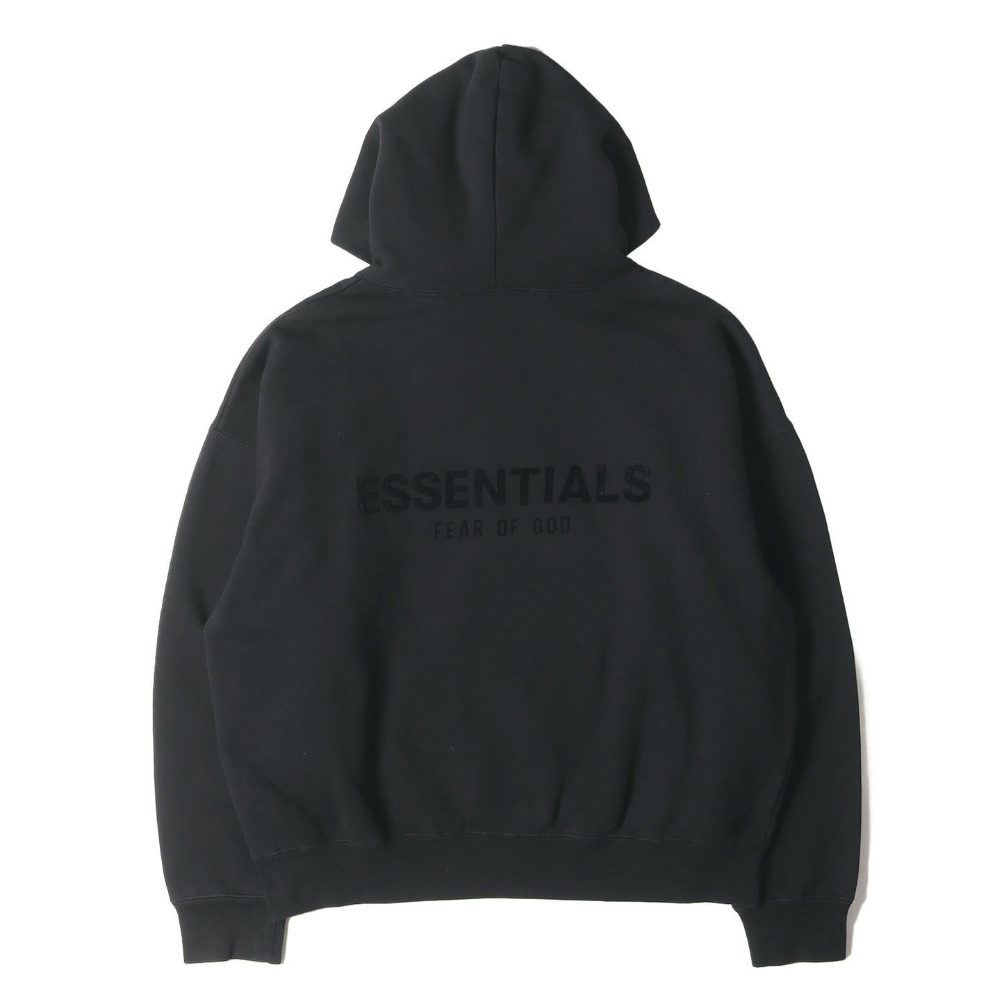 FOG ESSENTIALS フロッキープリント スウェットパーカー