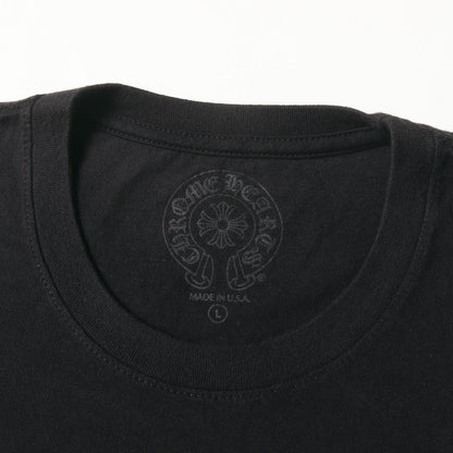 近年モデル FOTI ラメプリント クルーネック Tシャツ