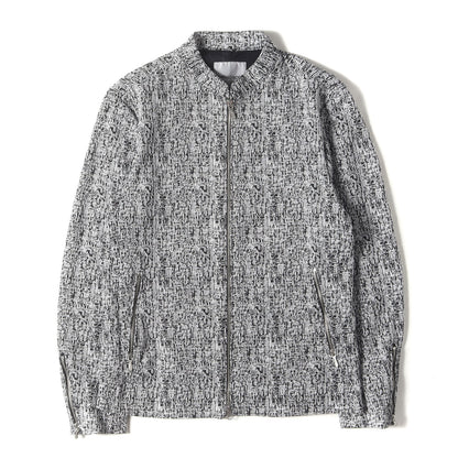 ストレッチ ジャガード フルジップ ジャケット