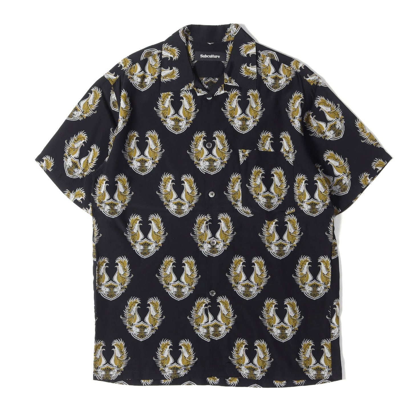 24SS イーグルエンブレム 総柄 レーヨン アロハシャツ(Rayon Aloha Shirt)