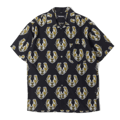24SS イーグルエンブレム 総柄 レーヨン アロハシャツ(Rayon Aloha Shirt)