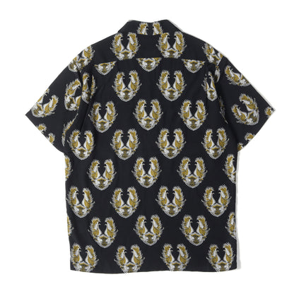 24SS イーグルエンブレム 総柄 レーヨン アロハシャツ(Rayon Aloha Shirt)