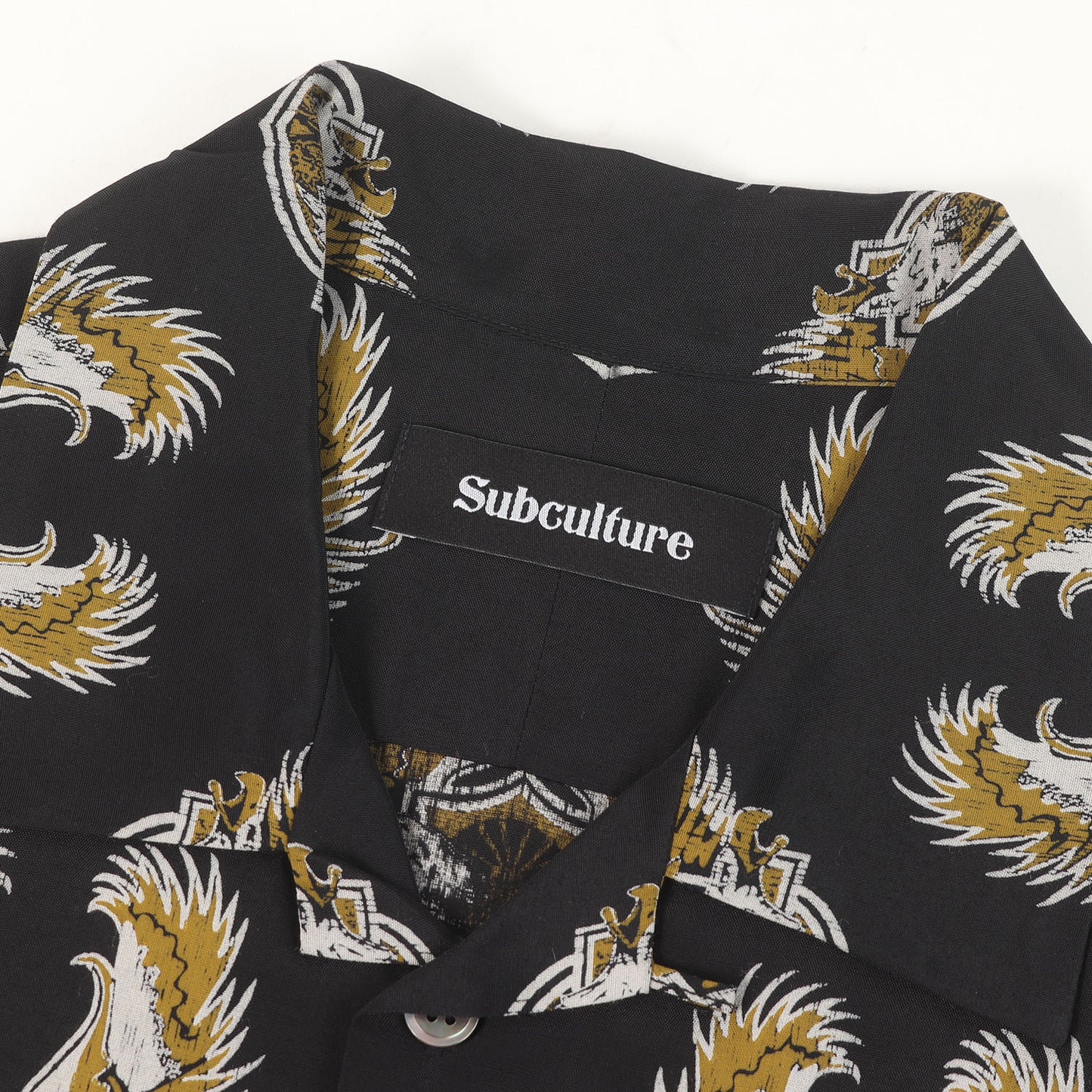 24SS イーグルエンブレム 総柄 レーヨン アロハシャツ(Rayon Aloha Shirt)