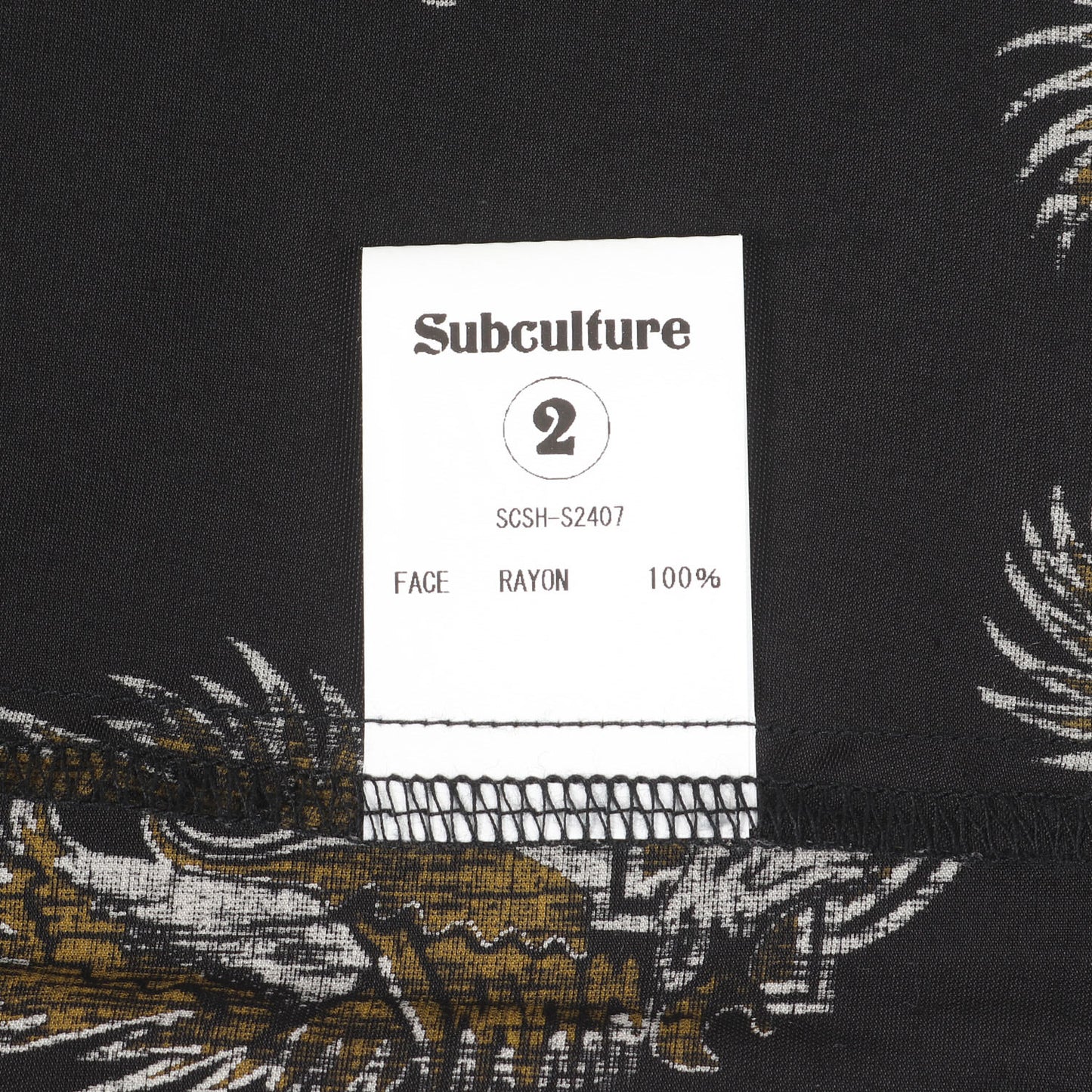 24SS イーグルエンブレム 総柄 レーヨン アロハシャツ(Rayon Aloha Shirt)