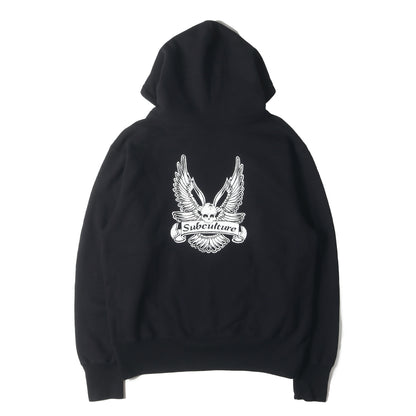24SS スカルウイング スウェットパーカー(SKULL WING HOODIE)