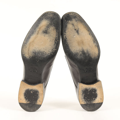 レザー 外羽根 シューズ