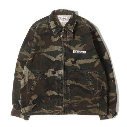 25SS ワッペン付き コーデュロイ スイングトップ / ジャケット(SC CAMO SWING TOP)