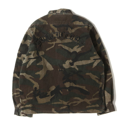 25SS ワッペン付き コーデュロイ スイングトップ / ジャケット(SC CAMO SWING TOP)