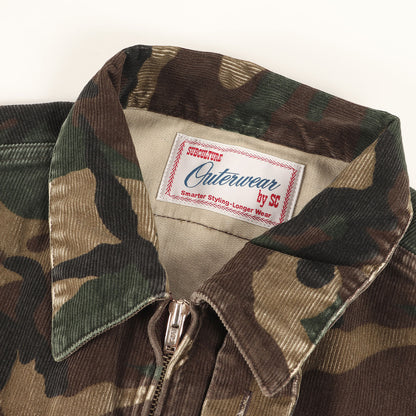 25SS ワッペン付き コーデュロイ スイングトップ / ジャケット(SC CAMO SWING TOP)
