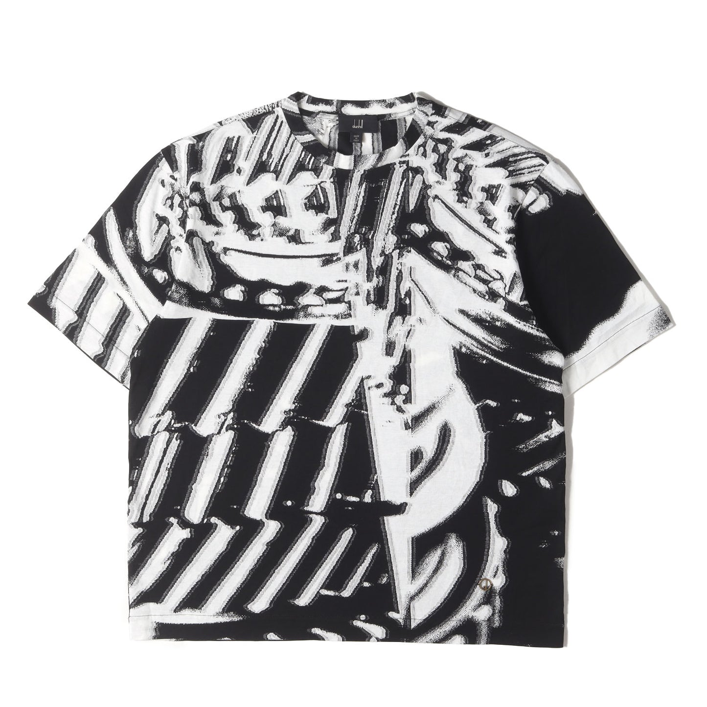 近年モデル 全面ジャガード グラフィック Tシャツ