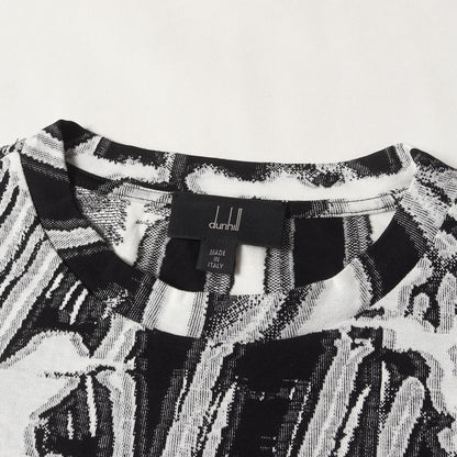 近年モデル 全面ジャガード グラフィック Tシャツ