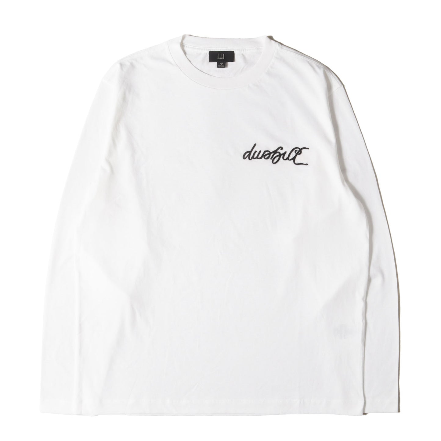 近年モデル チェーン刺繍ロゴ ロングスリーブ Tシャツ