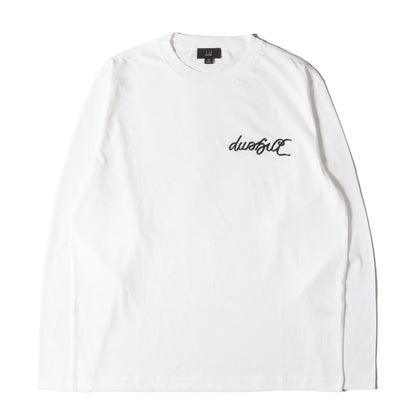 近年モデル チェーン刺繍ロゴ ロングスリーブ Tシャツ