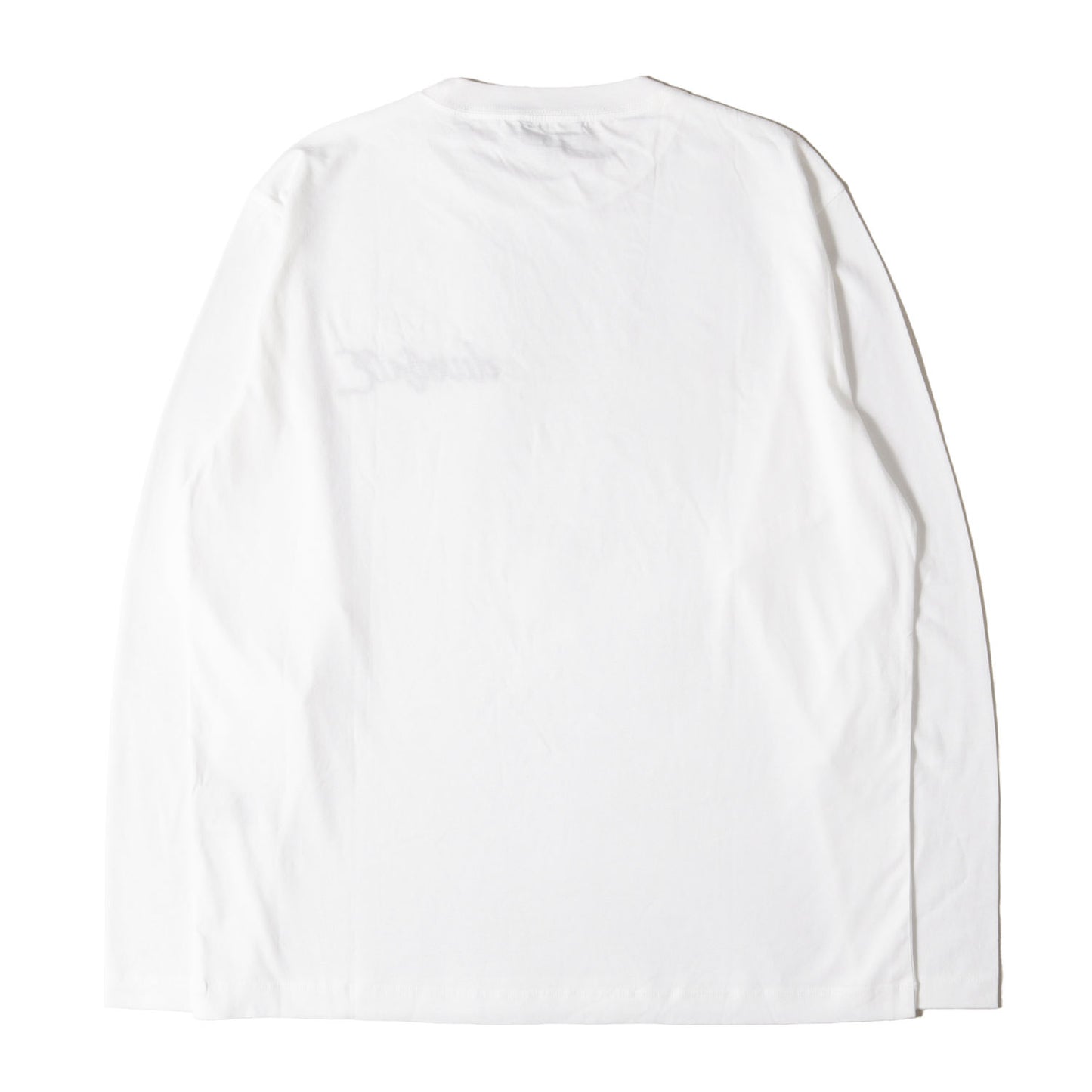 近年モデル チェーン刺繍ロゴ ロングスリーブ Tシャツ