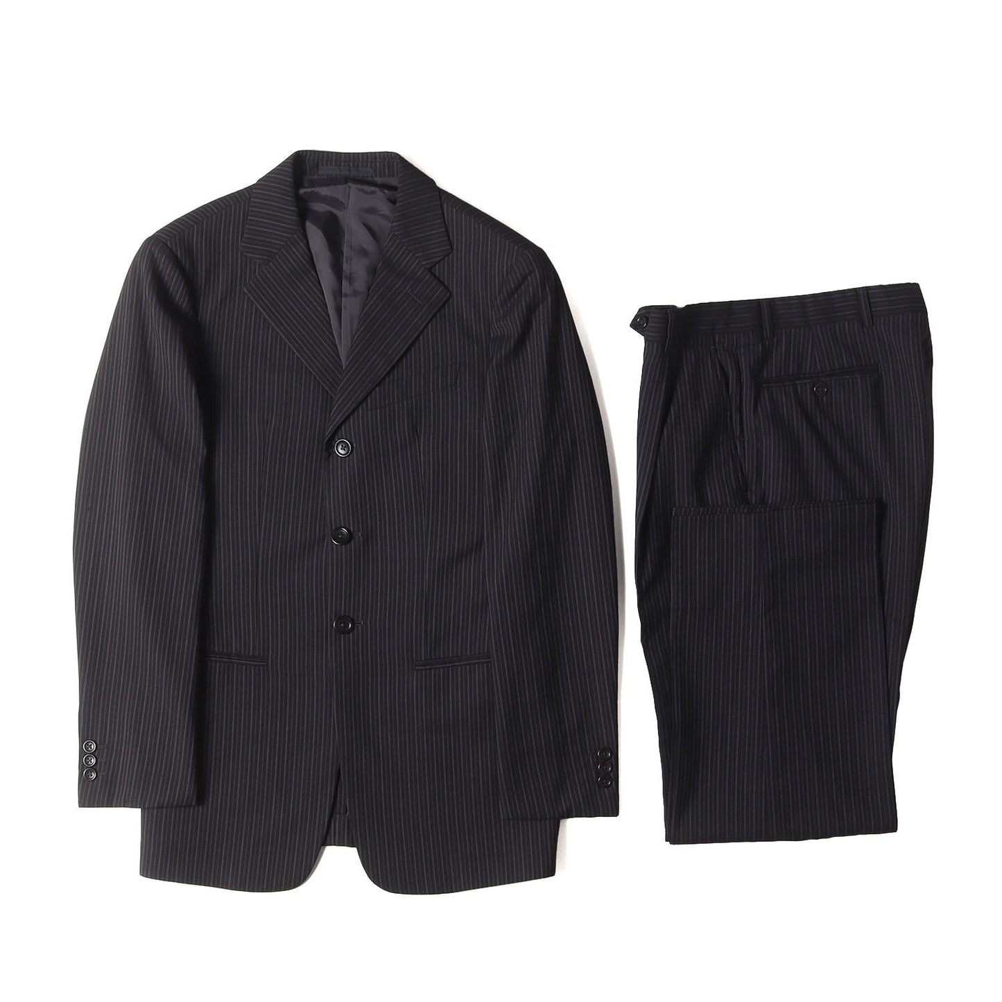 ストライプ テーラードジャケット / スラックスパンツ スーツ