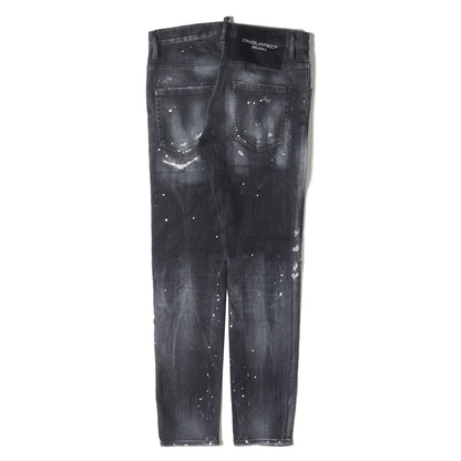 21SS クラッシュリペア加工 ストレッチ スキニー デニムパンツ(SKATER JEAN)