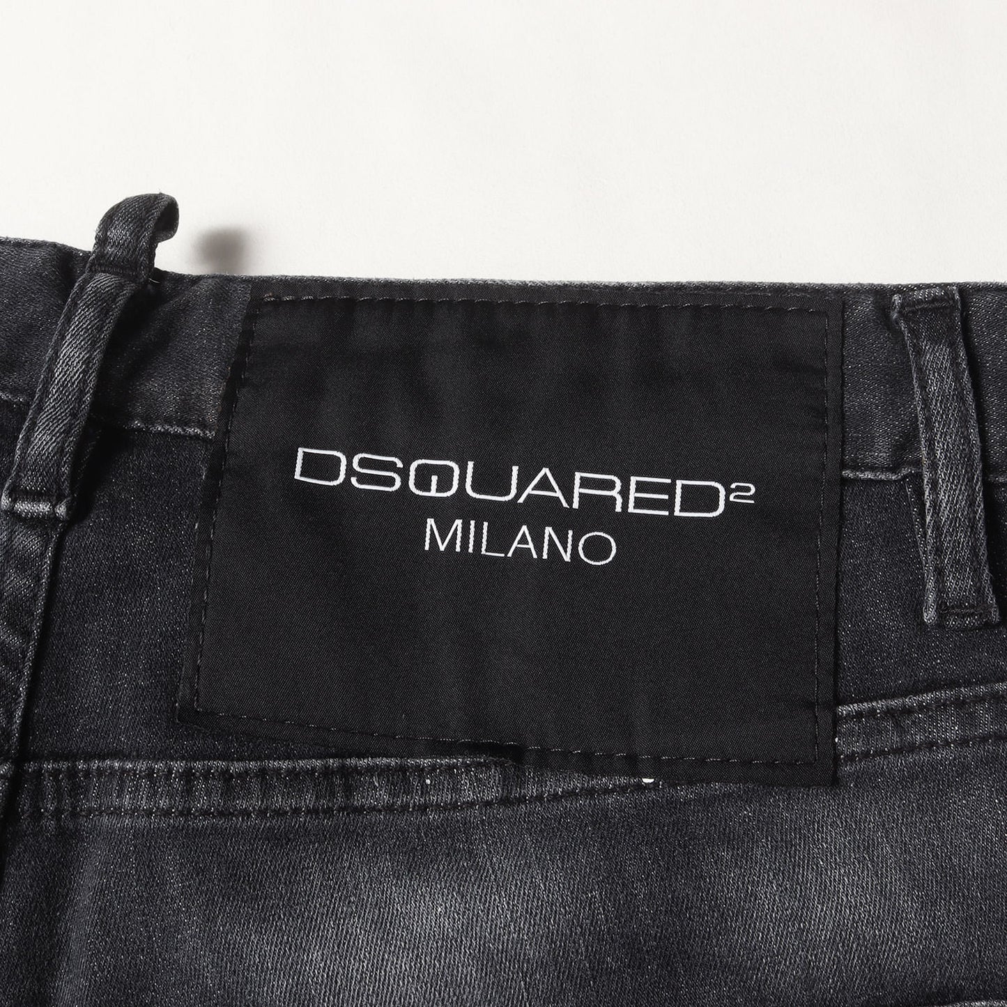 21SS クラッシュリペア加工 ストレッチ スキニー デニムパンツ(SKATER JEAN)