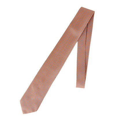 デジタルHロゴ柄 シルク ネクタイ