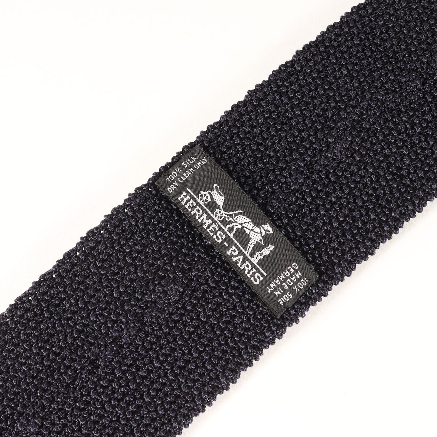 マルチドット刺繍 シルクニット スクエア ネクタイ