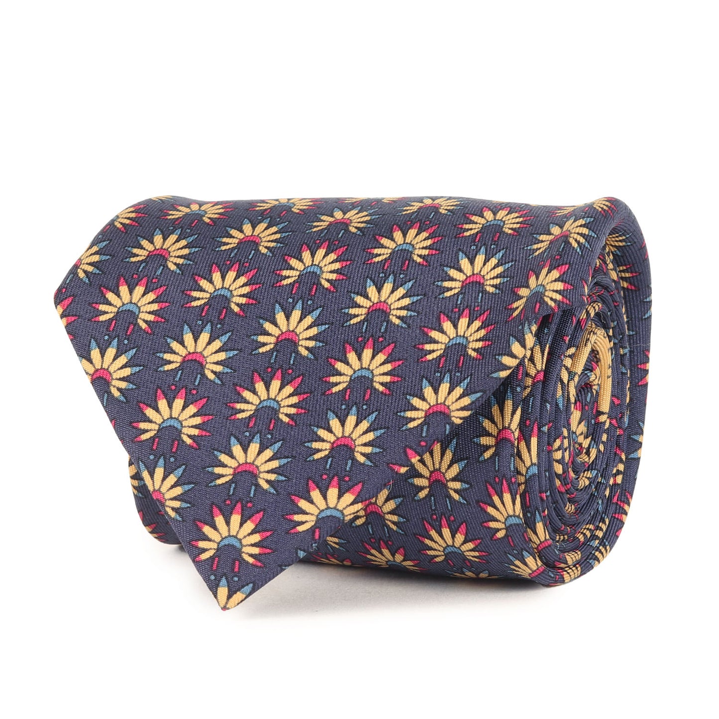 インディアン柄 シルク ネクタイ
