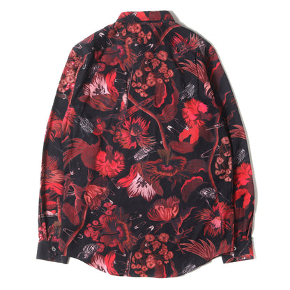 現行タグ フラワー総柄 ボタンシャツ