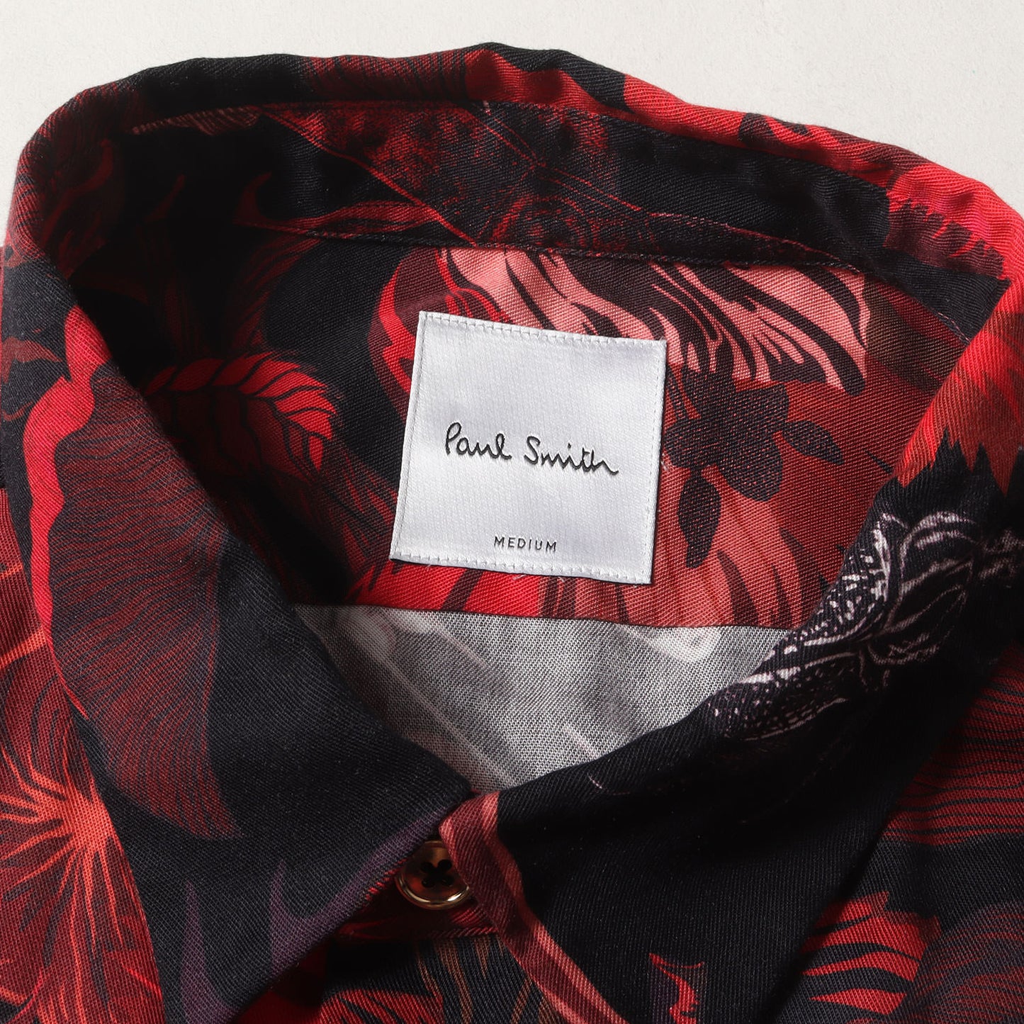 現行タグ フラワー総柄 ボタンシャツ