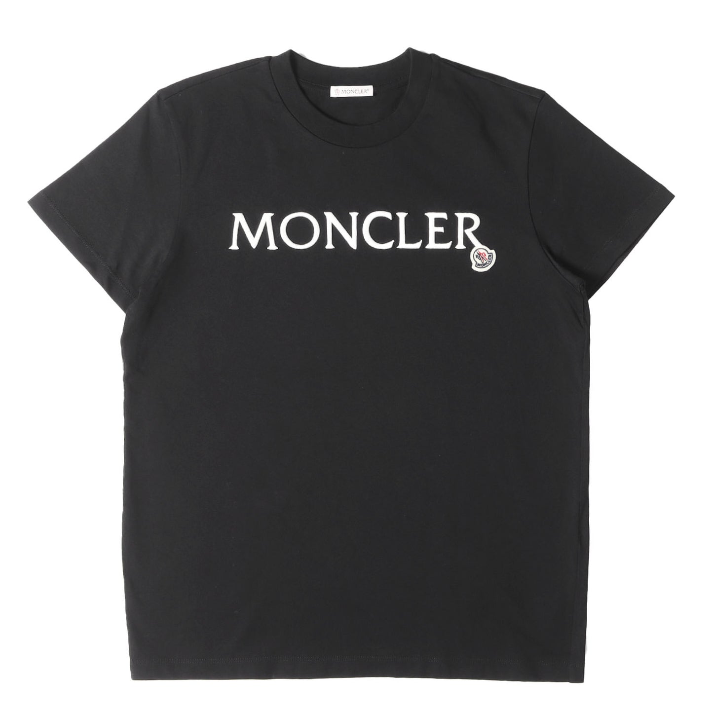 23SS ブランドロゴ刺繍 クルーネック Tシャツ(MAGLIA MANICHE CORTE)