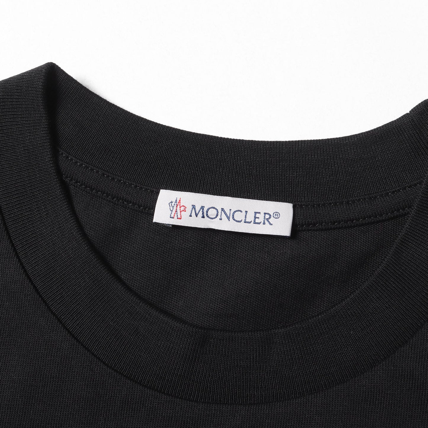 23SS ブランドロゴ刺繍 クルーネック Tシャツ(MAGLIA MANICHE CORTE)