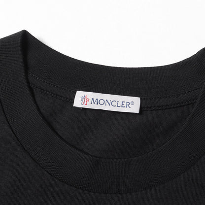 23SS ブランドロゴ刺繍 クルーネック Tシャツ(MAGLIA MANICHE CORTE)
