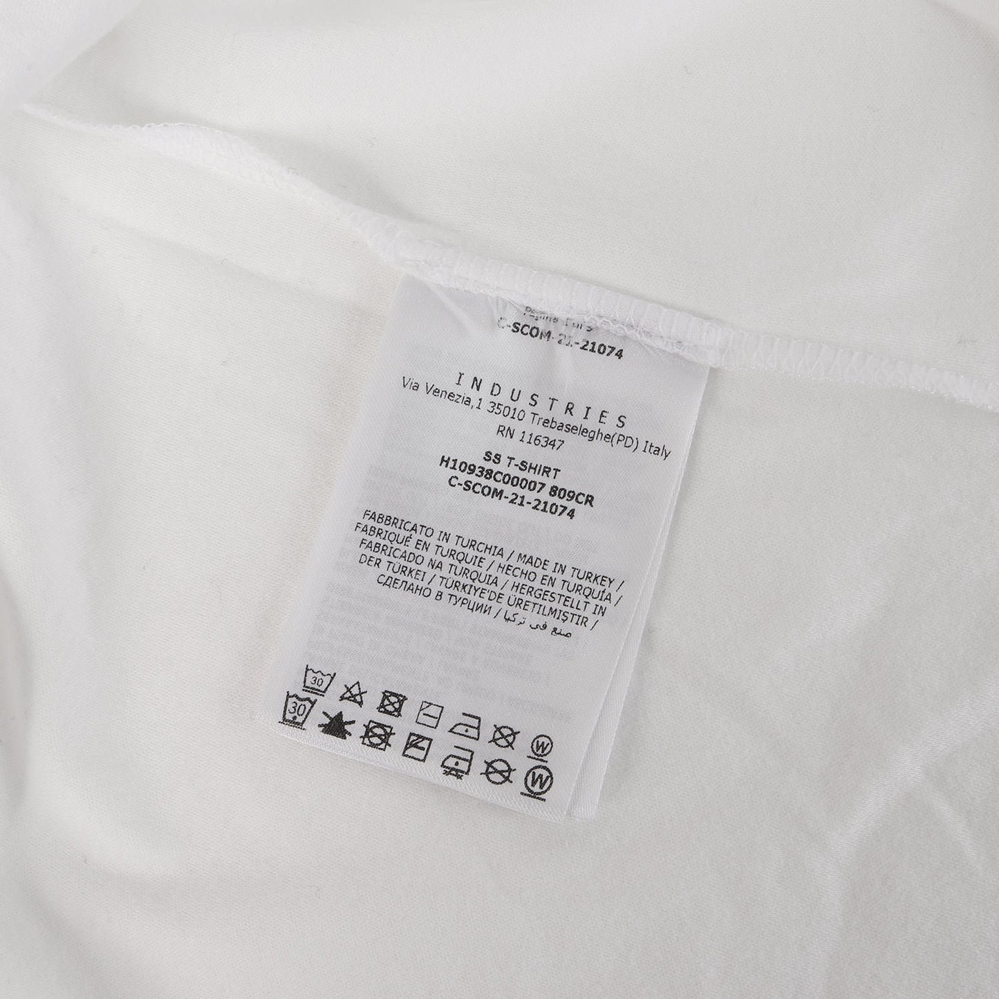 21SS メッセージロゴ クルーネック Tシャツ(SS TSHIRT)