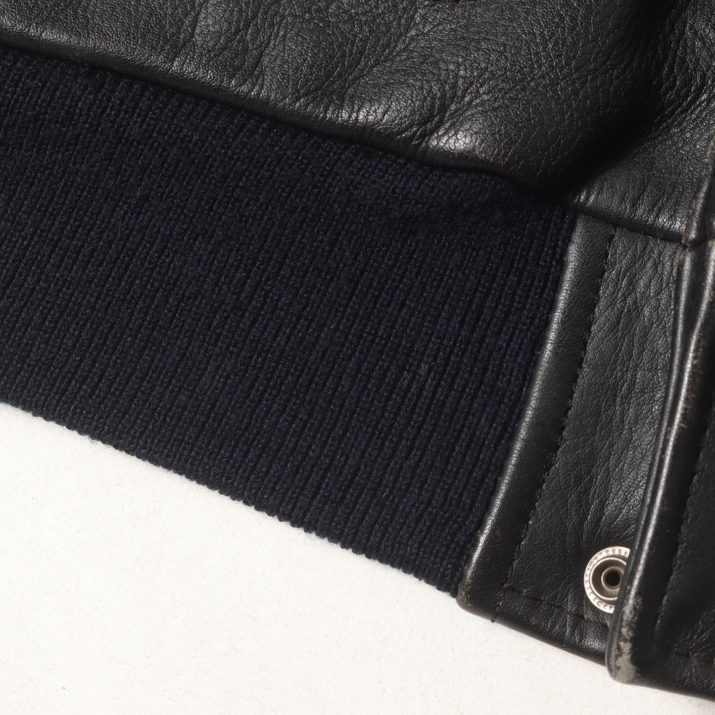 [希少モデル] 80s - 90s スカルパッチ レザー フライトジャケット (Sky Bandit) / JOHNSONS LA ROCKA!