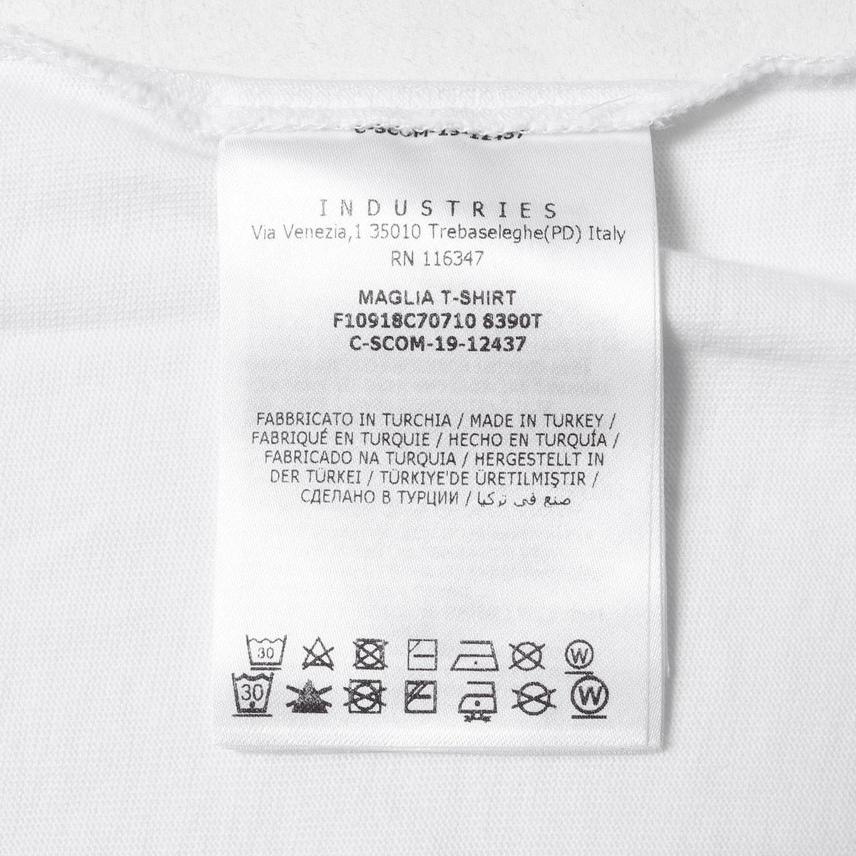 20SS ラインロゴ クルーネック Tシャツ(MAGLIA T-SHIRT)