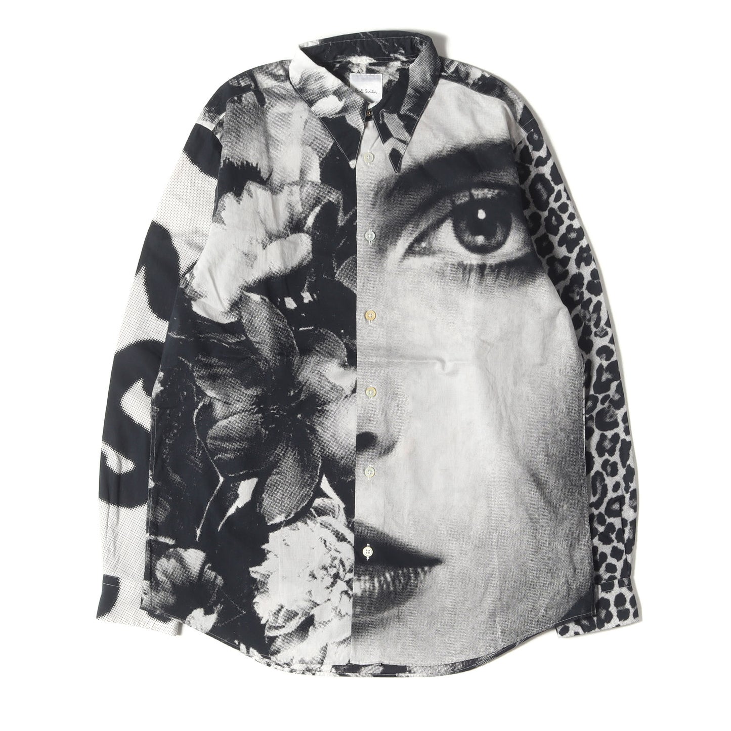 コラージュグラフィック コットンブロード シャツ