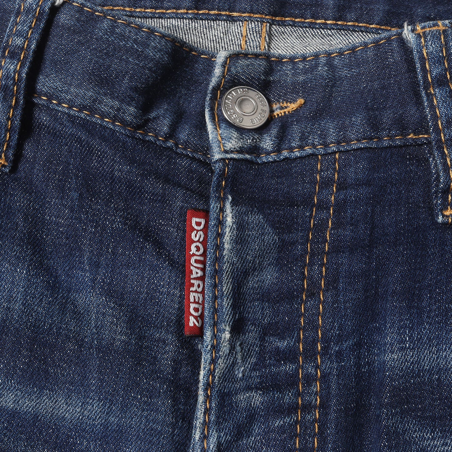 20SS ダメージリペア&ペンキ加工 スリム ストレッチ デニムパンツ(SKATER JEAN)