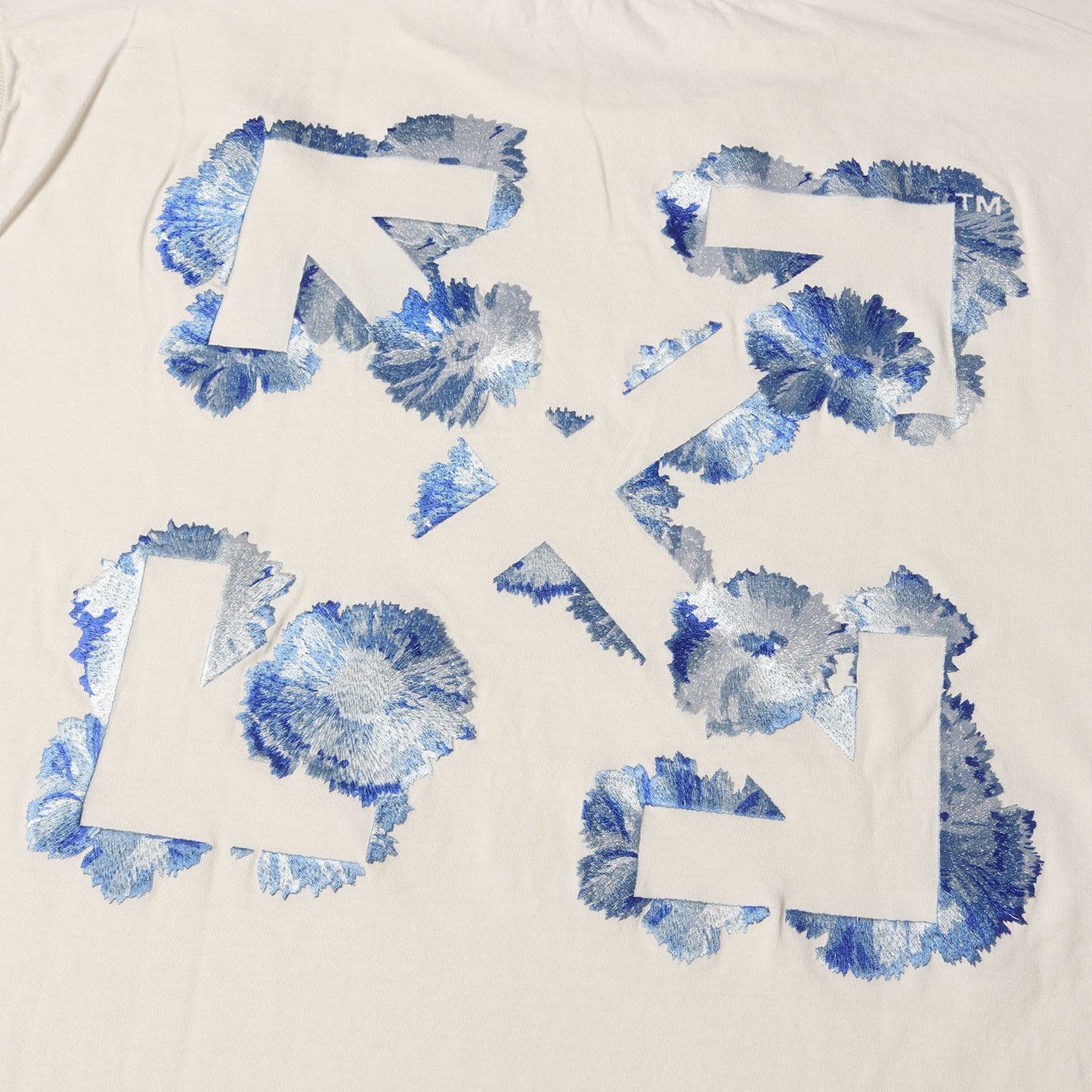 21AW フラワー刺繍 アローマーク Tシャツ