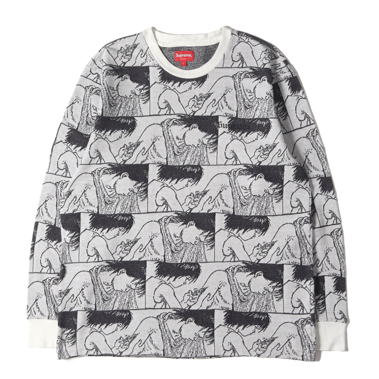 ×AKIRA 鉄雄 ジャガード総柄 ロングスリーブ Tシャツ(Syringe Jacquard L/S Top)