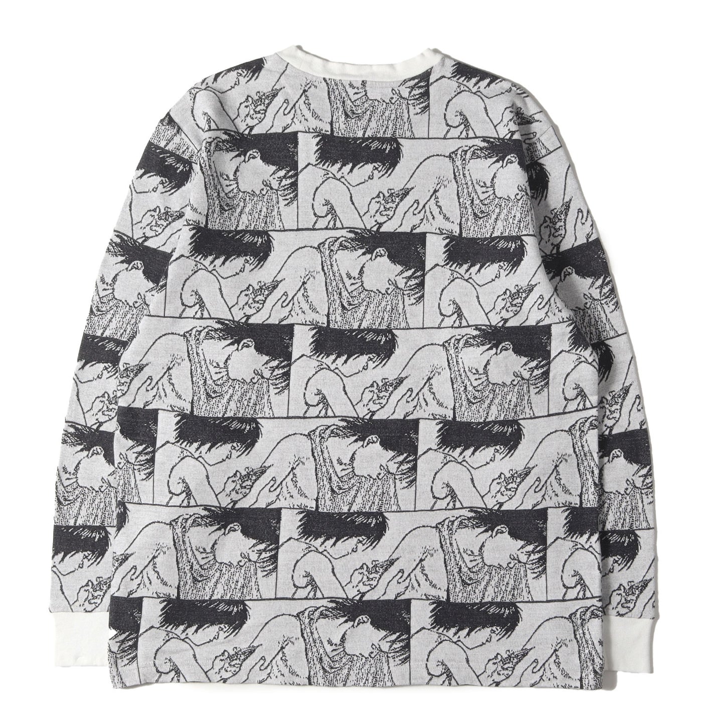 ×AKIRA 鉄雄 ジャガード総柄 ロングスリーブ Tシャツ(Syringe Jacquard L/S Top)