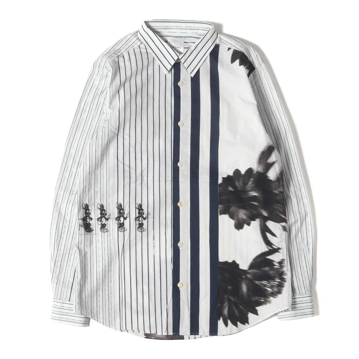 20SS グラフィック ストライプ コットンブロード シャツ