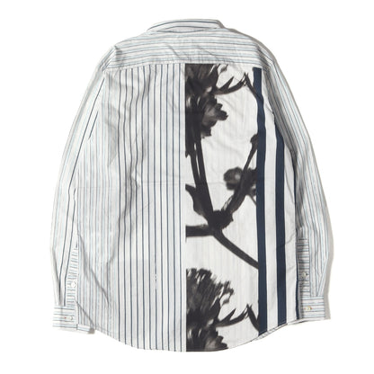 20SS グラフィック ストライプ コットンブロード シャツ