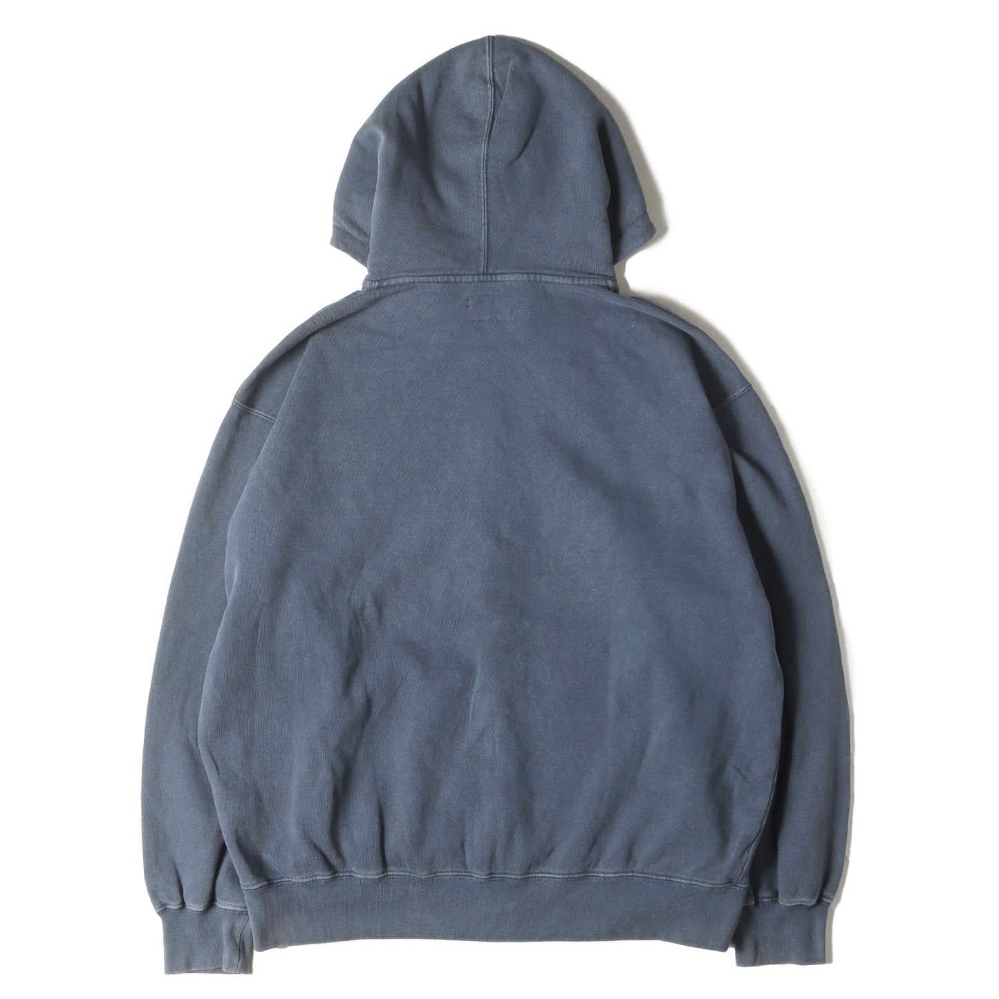 24SS オーバーダイ スモールBOXロゴ ジップ スウェットパーカー(Overdyed Small Box Zip Up Hooded Sweatshirt)
