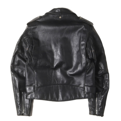 [USA製 618] 90s ステアハイドレザー ダブル ライダースジャケット