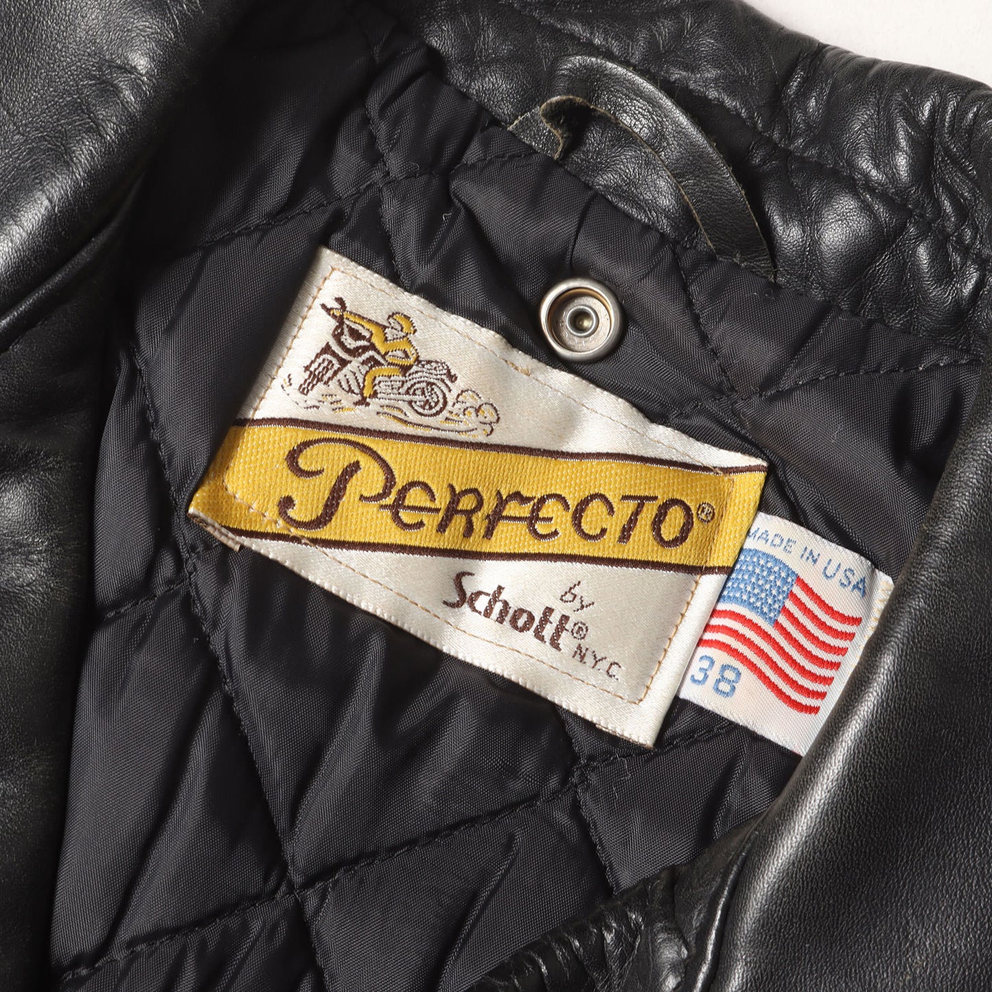 [USA製 618] 90s ステアハイドレザー ダブル ライダースジャケット