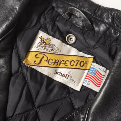 [USA製 618] 90s ステアハイドレザー ダブル ライダースジャケット