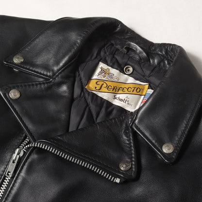 [USA製 618] 90s ステアハイドレザー ダブル ライダースジャケット