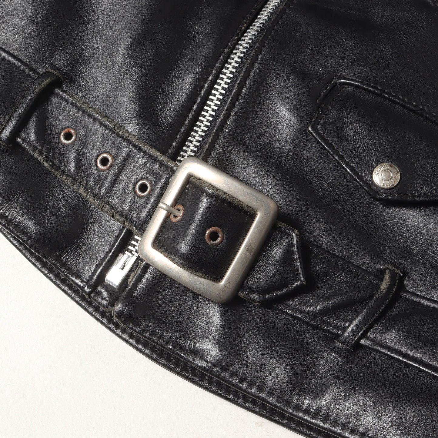 [USA製 618] 90s ステアハイドレザー ダブル ライダースジャケット