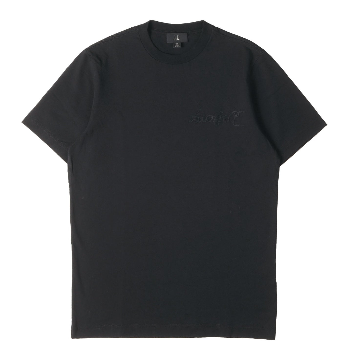 近年モデル チェーン刺繍ロゴ クルーネック Tシャツ