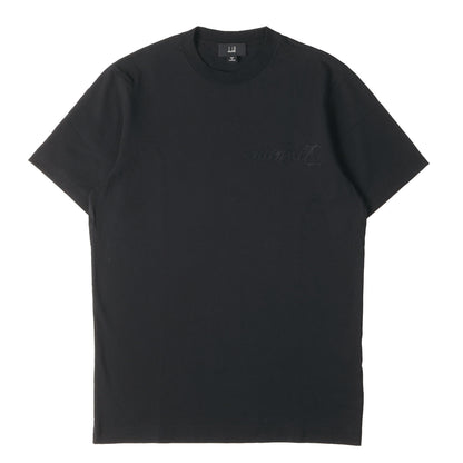 近年モデル チェーン刺繍ロゴ クルーネック Tシャツ