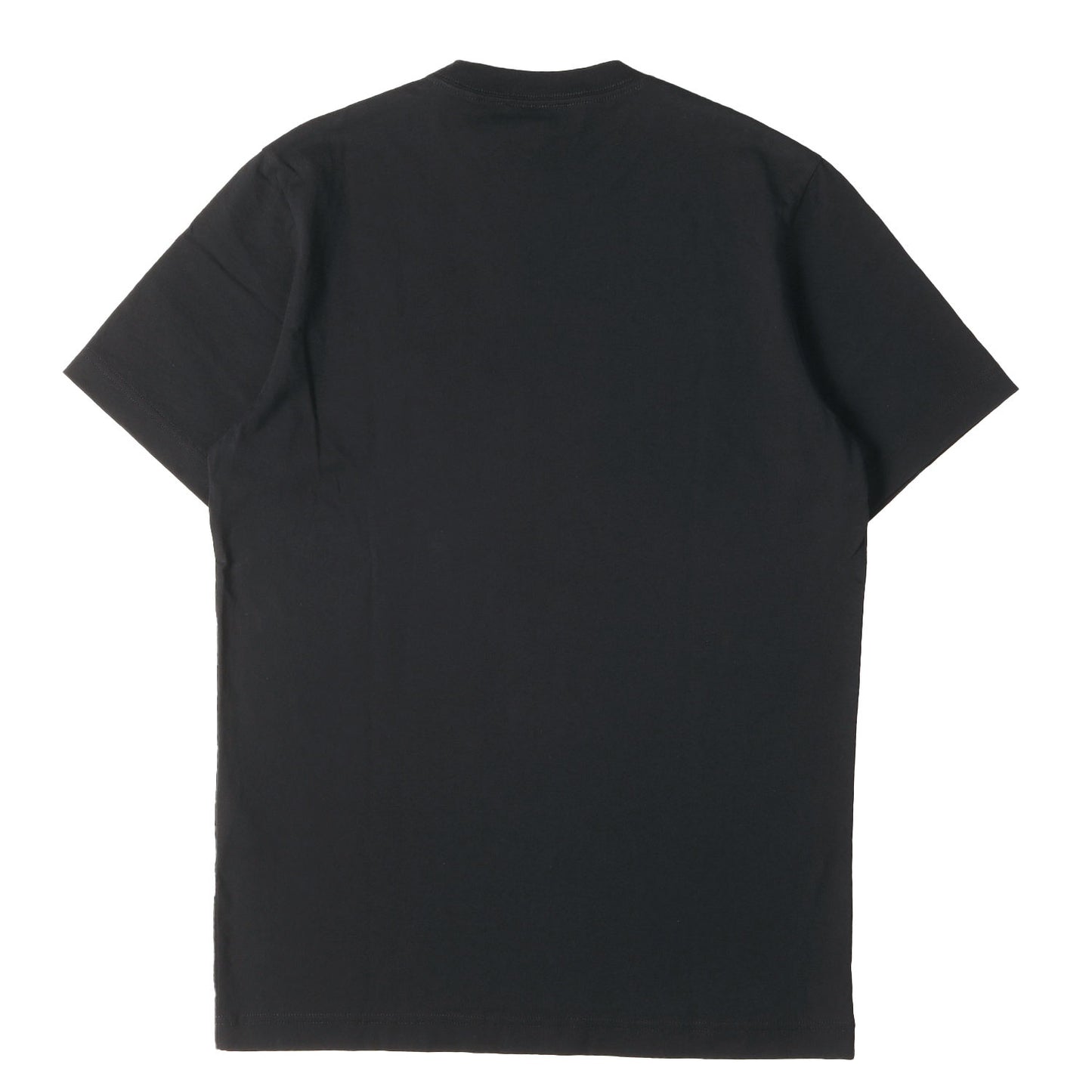 近年モデル チェーン刺繍ロゴ クルーネック Tシャツ