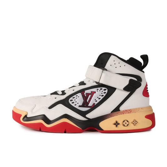 22AW LV トレイナー2 ベルクロ レザー スニーカー